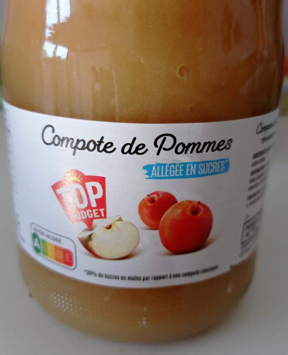 Fotografie - Compote de Pommes allégée en sucres Top Budget