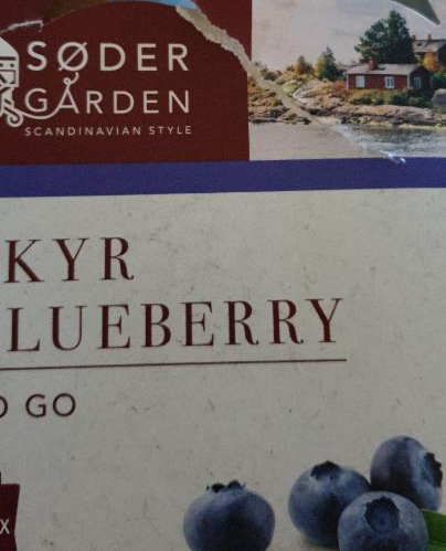 Fotografie - Skyr to go Blueberry Søder Gården