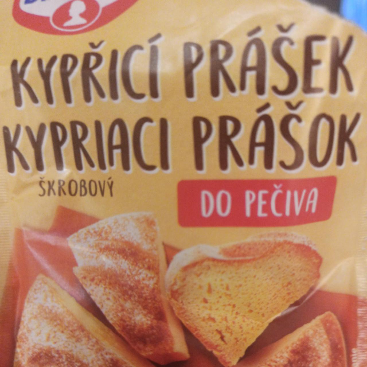 Fotografie - kypřící prášek do pečiva Dr. Oetker