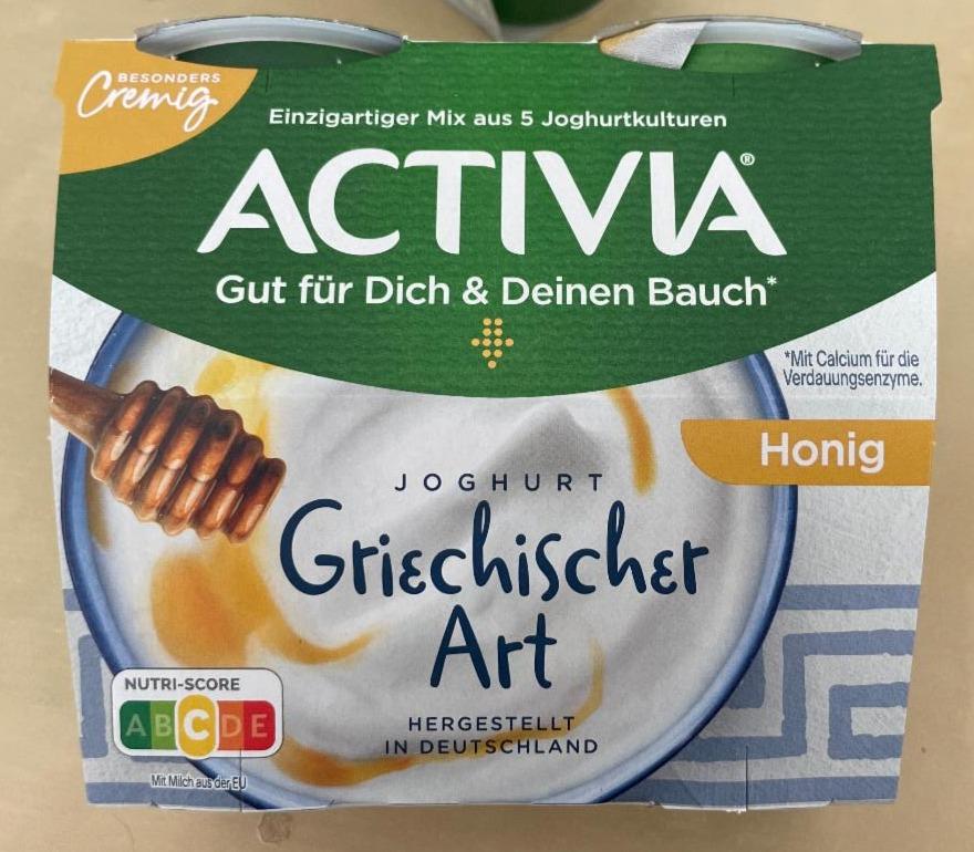 Fotografie - Joghurt Griechische Art Honig Activia