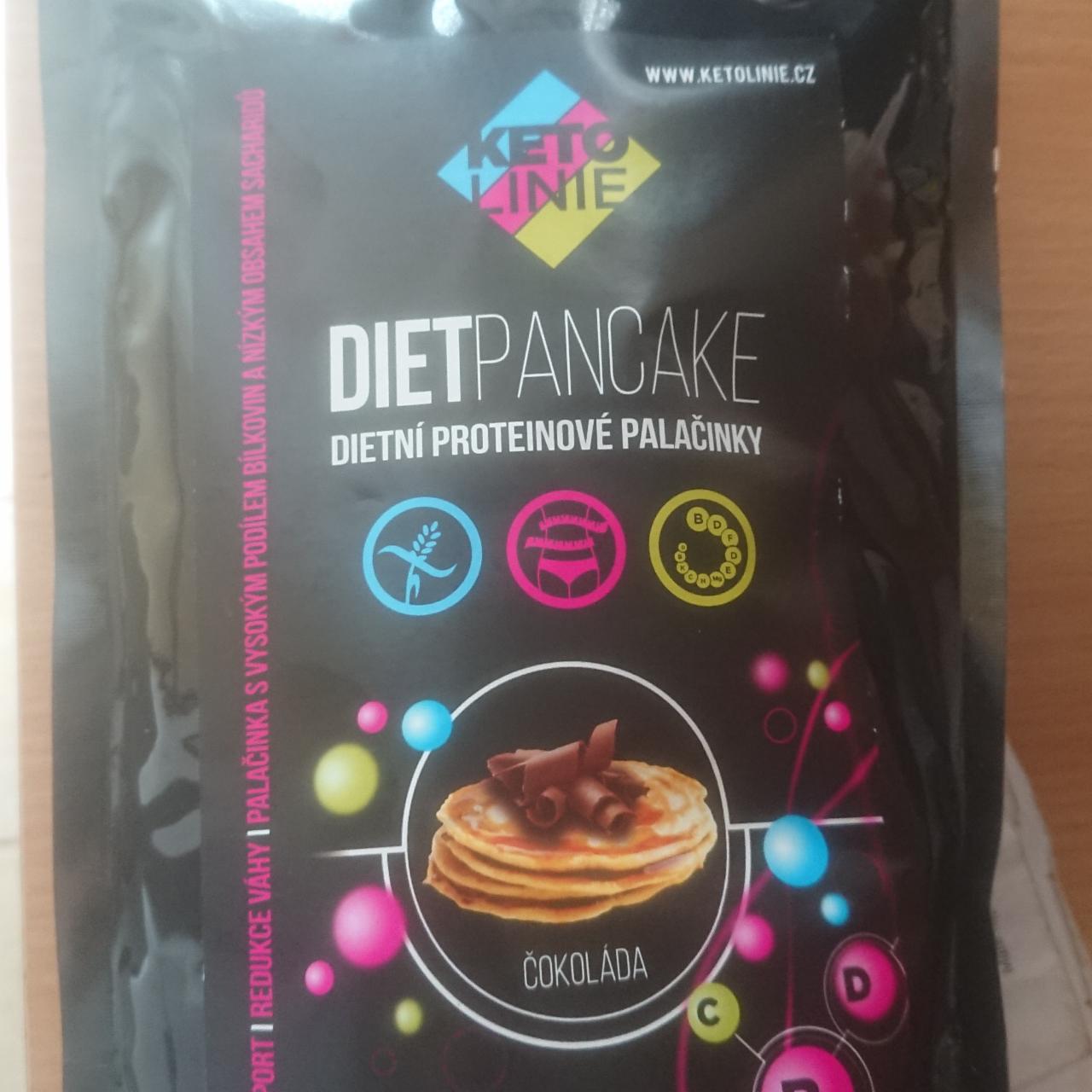 Fotografie - DietPancake čokoláda KetoLinie