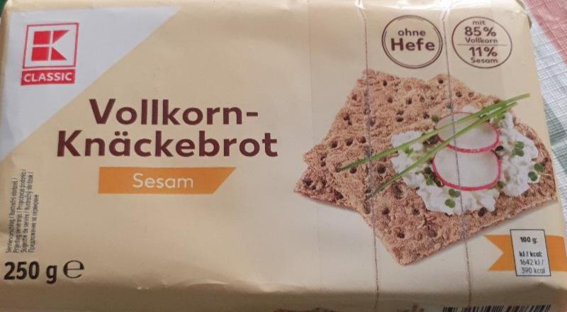 Fotografie - Vollkorn Knäckebrot Sesam K-Classic