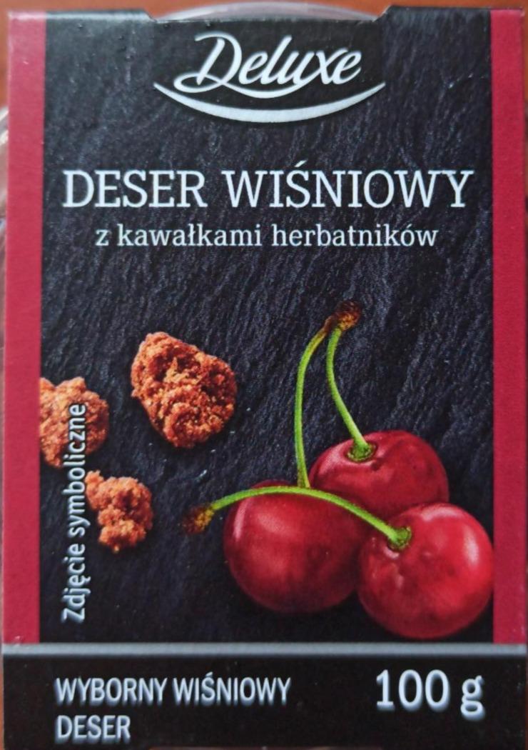 Fotografie - Deser wiśniowy z kawalkami herbatników