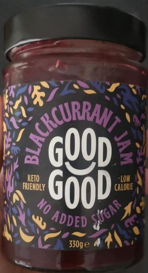 Fotografie - Blackcurrant Jam No Added Sugar Good good