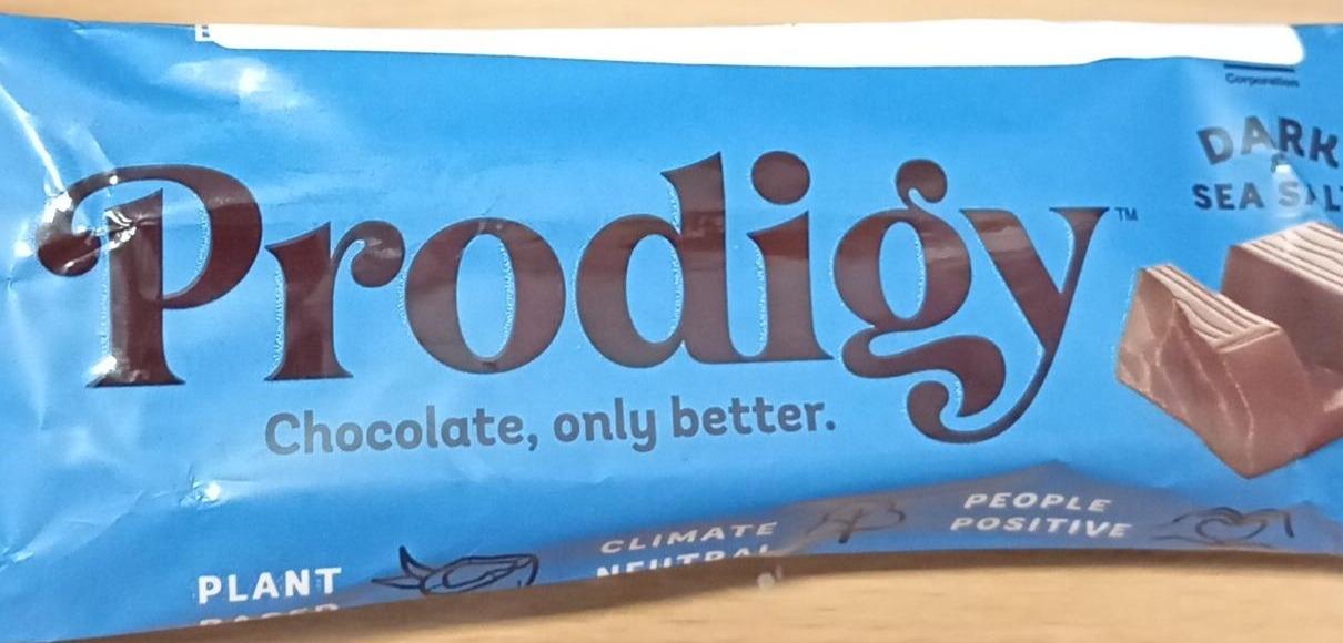 Fotografie - Dark Chocolate with Sea Salt Prodigy