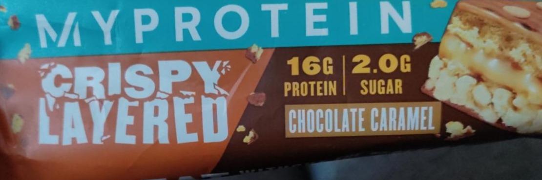 Fotografie - Crispy Layered Chocolate Caramel bar MyProtein