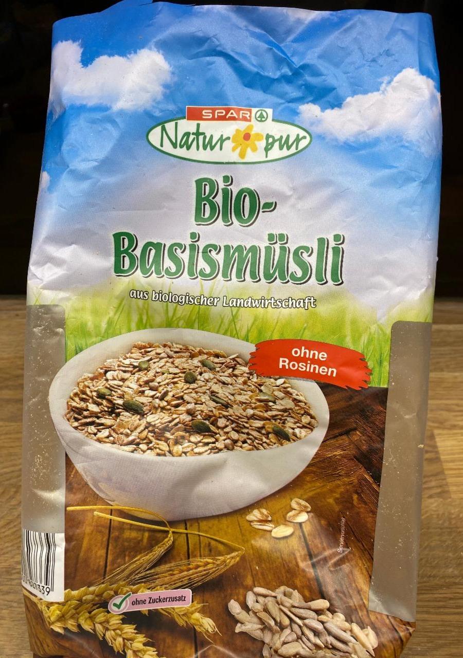 Fotografie - Bio-Basismüsli ohne Rosinen Spar Natur pur