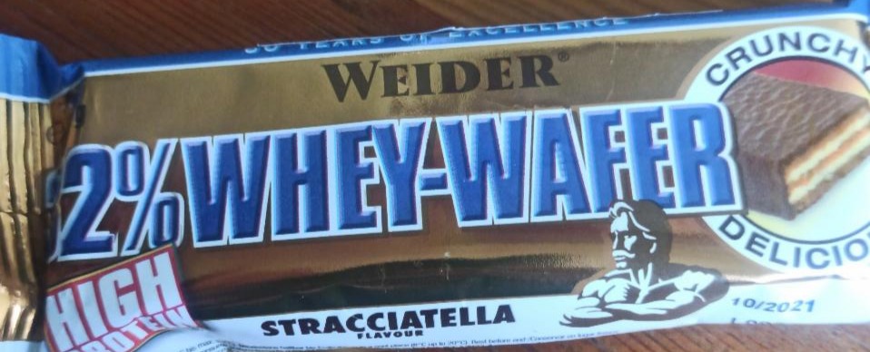 Fotografie - 32%WHEY-WAFER Stracciatella Weider