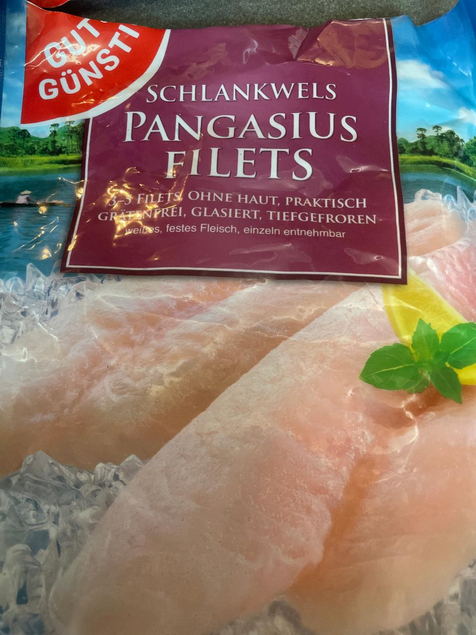 Fotografie - Schlankwels Pangasius Filets Gut & Günstig