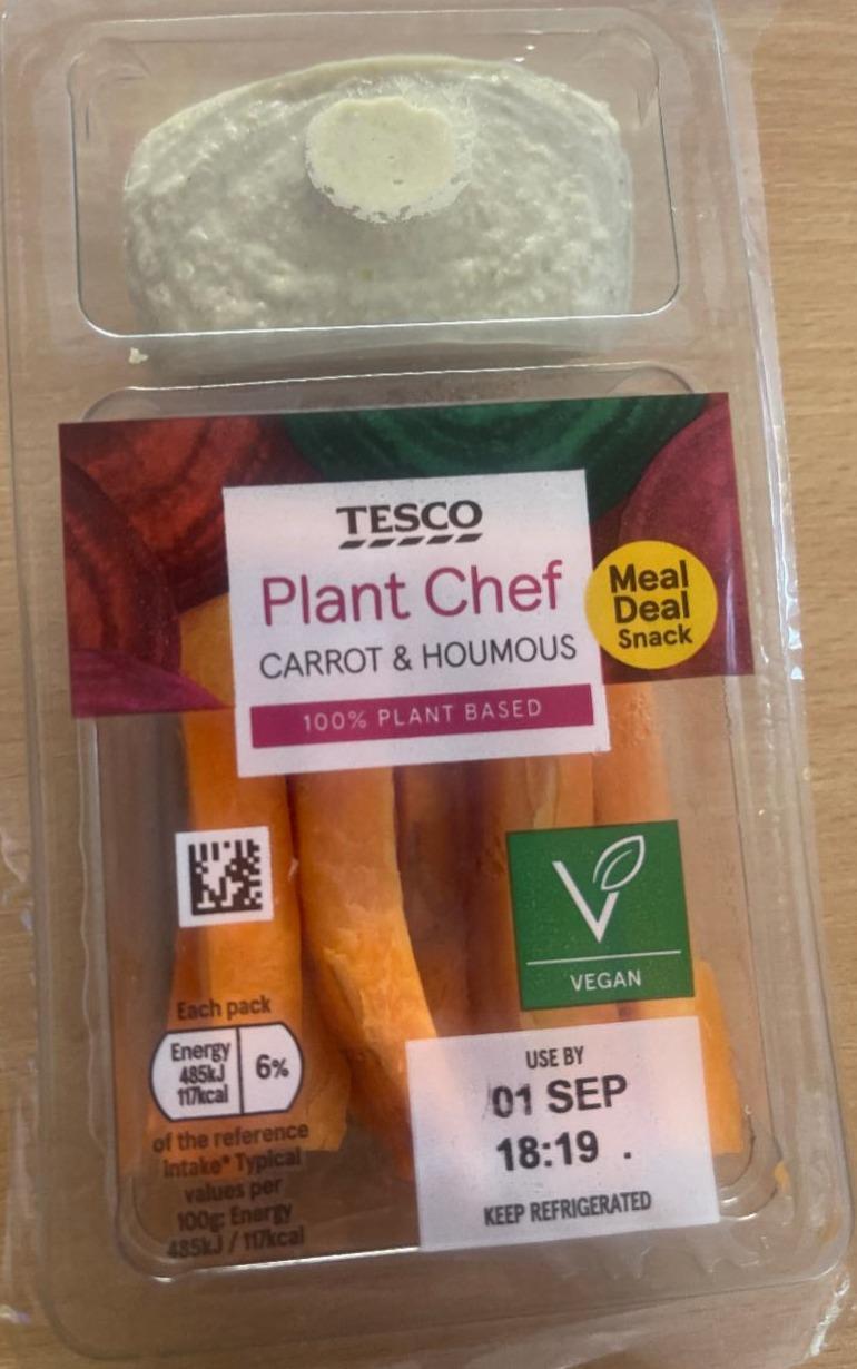 Fotografie - carrot & humous Tesco