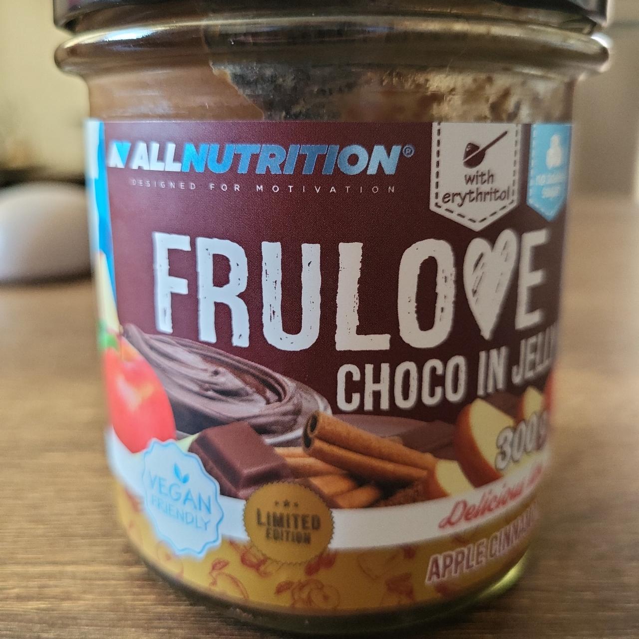 Fotografie - Frulove choco in jelly apple cinamon Allnutrition