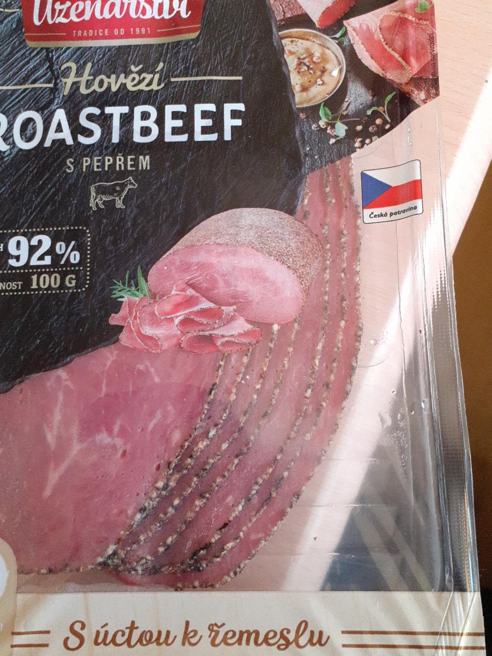 Fotografie - Hovězí roastbeef s pepřem