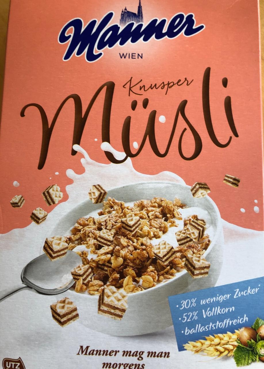 Fotografie - Knusper müsli Manner