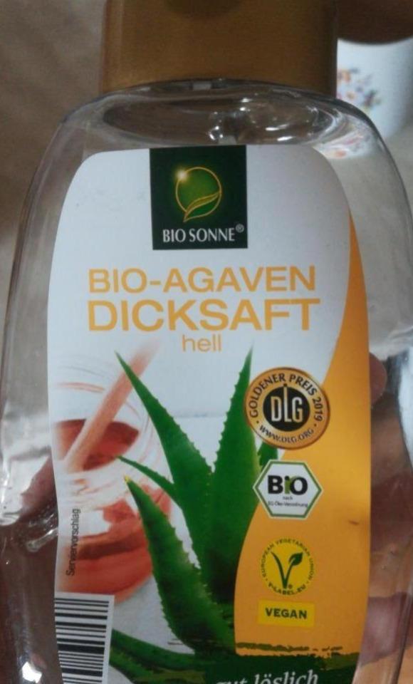 Fotografie - Bio-agaven dicksaft hell Bio Sonne