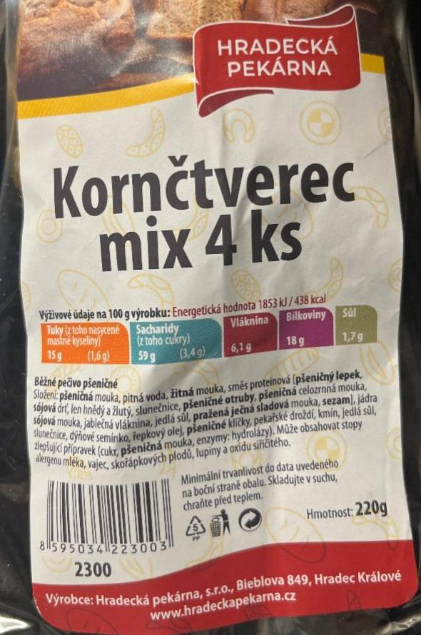 Fotografie - Kornčtverec mix Hradecká pekárna