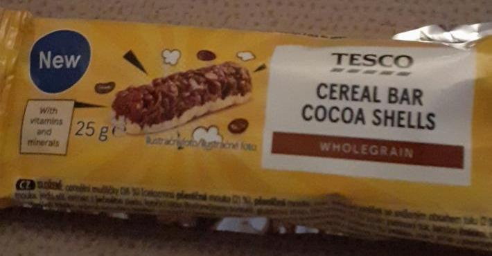 Fotografie - Cereal Bar Cocoa Shells Tesco