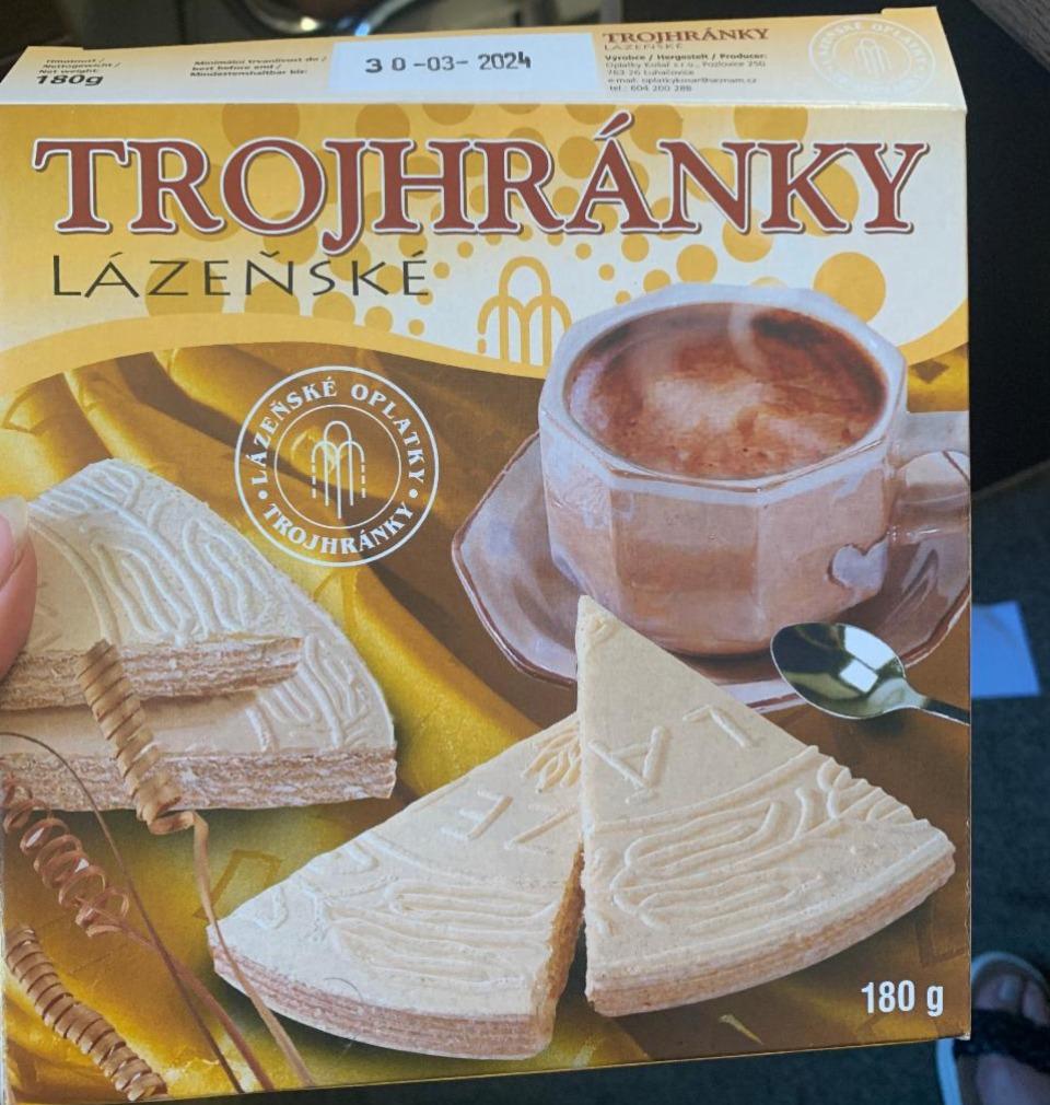 Fotografie - Lázeňské trojhránky nugátové