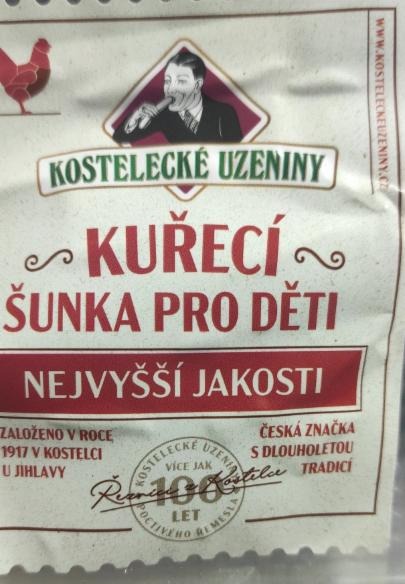 Fotografie - Kuřecí šunka pro děti nejvyšší jakosti Kostelecké uzeniny