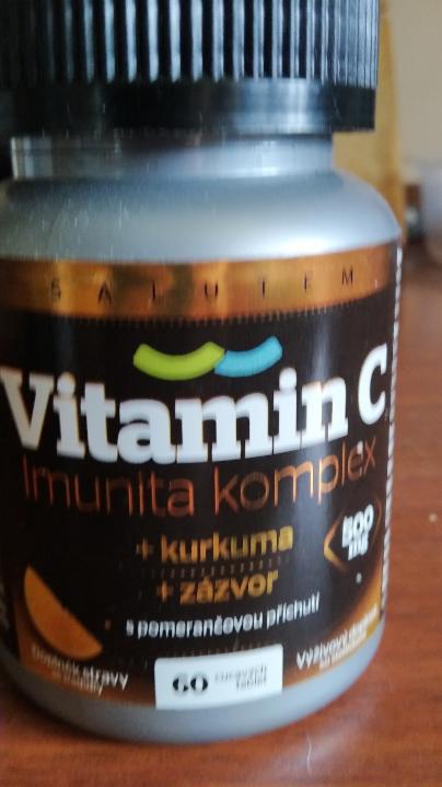 Fotografie - vitamín C imunita komplex kurkuma a zázvor