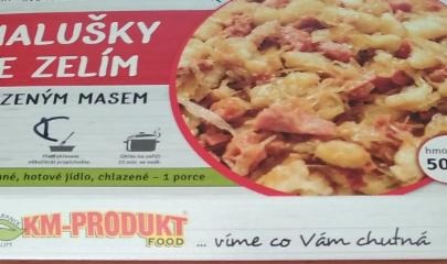 Fotografie - Halušky se zelím a uzeným masem KM-Produkt