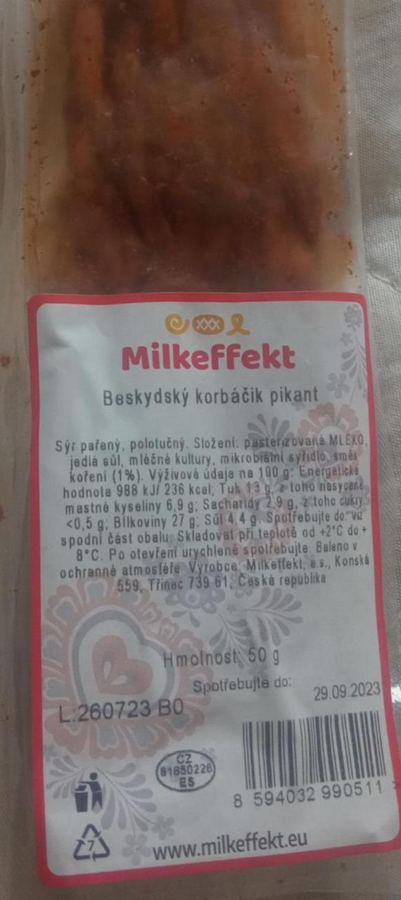 Fotografie - Beskydský korbáčik pikant Milkeffekt