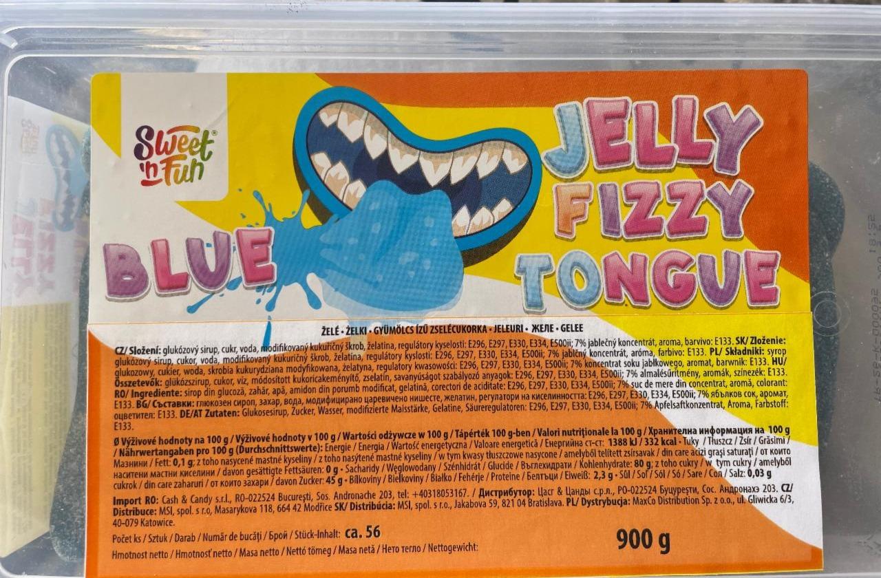 Fotografie - Jelly fizzy tongue Sweet 'n fun