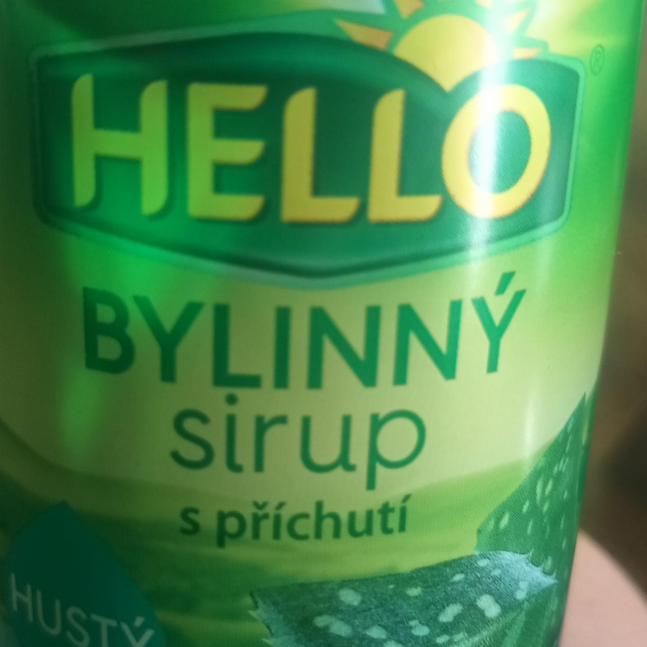 Fotografie - Bylinný sirup z příchutí aloe vera Hello