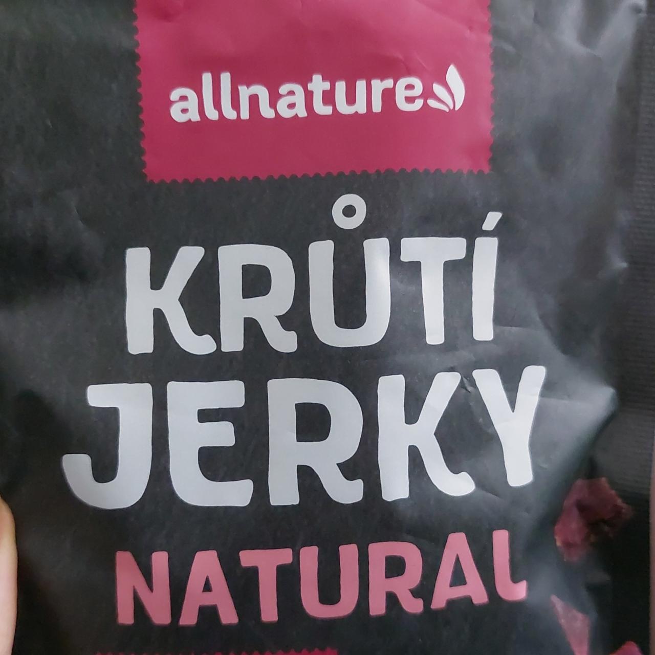 Fotografie - Krůtí jerky Natural Allnature