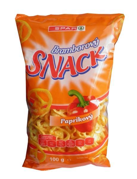 Fotografie - bramborový Snack paprikový Spar