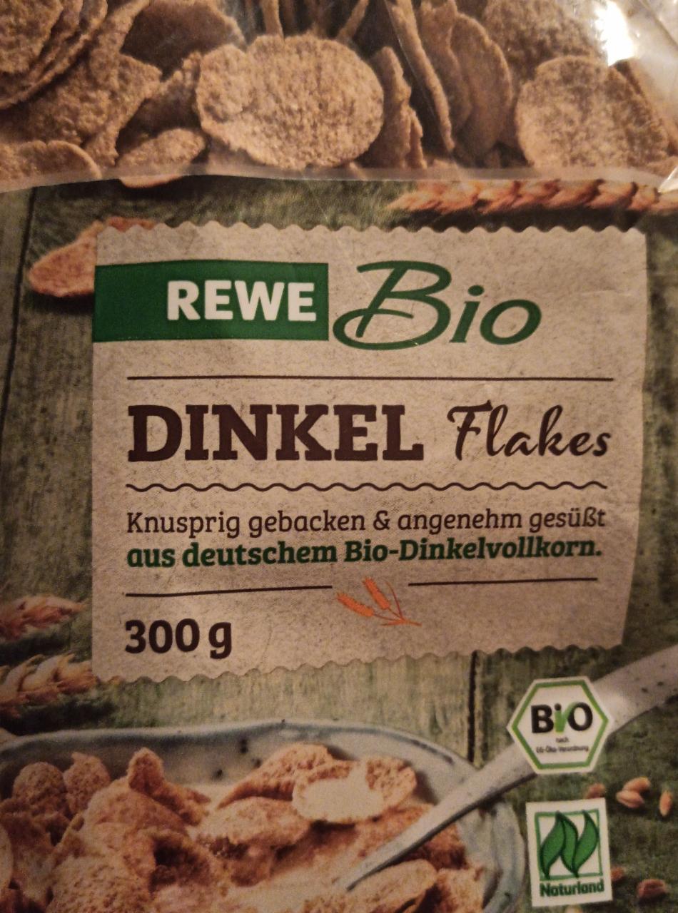 Fotografie - Dinkel Flakes Rewe Bio