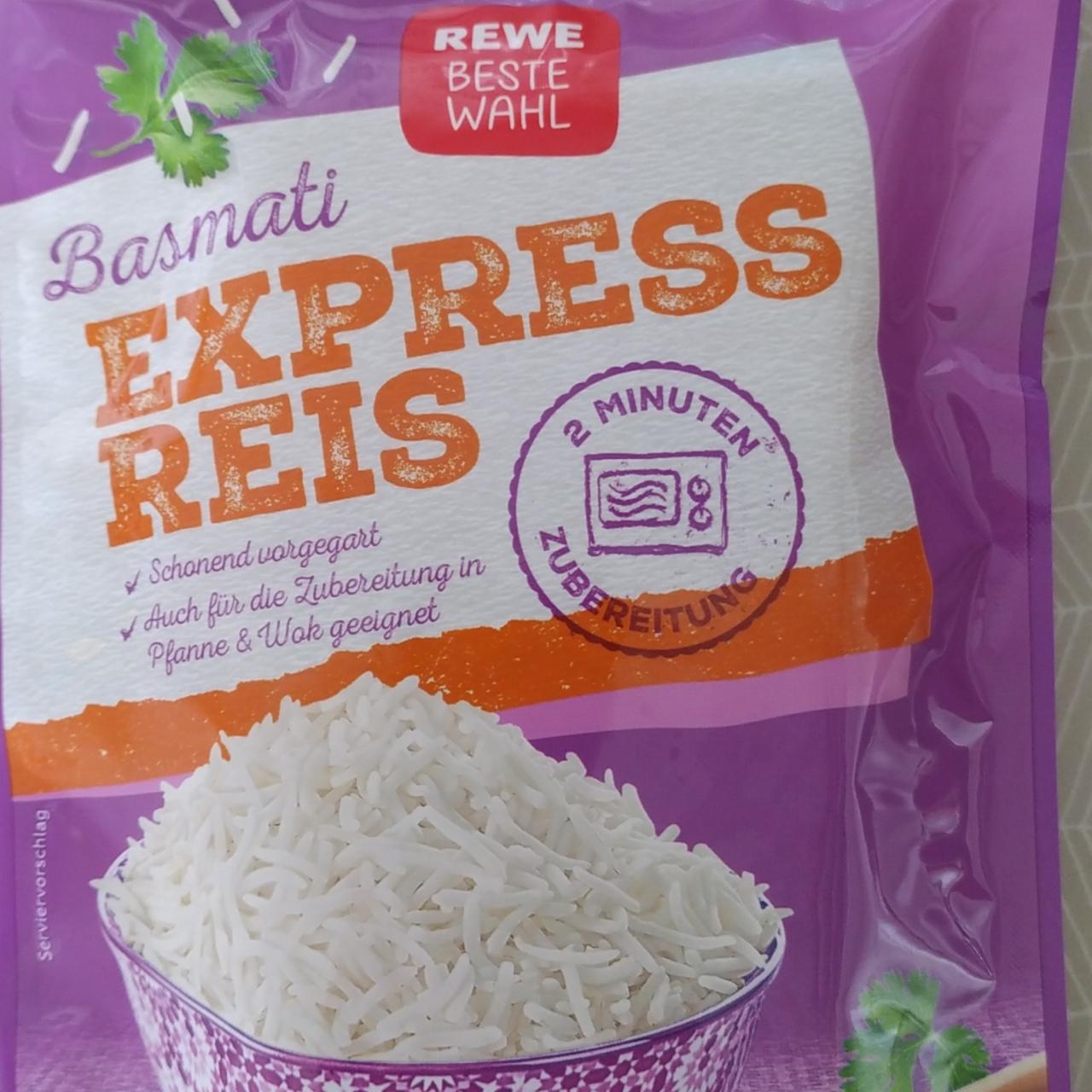 Fotografie - Basmati express reis Rewe beste wahl