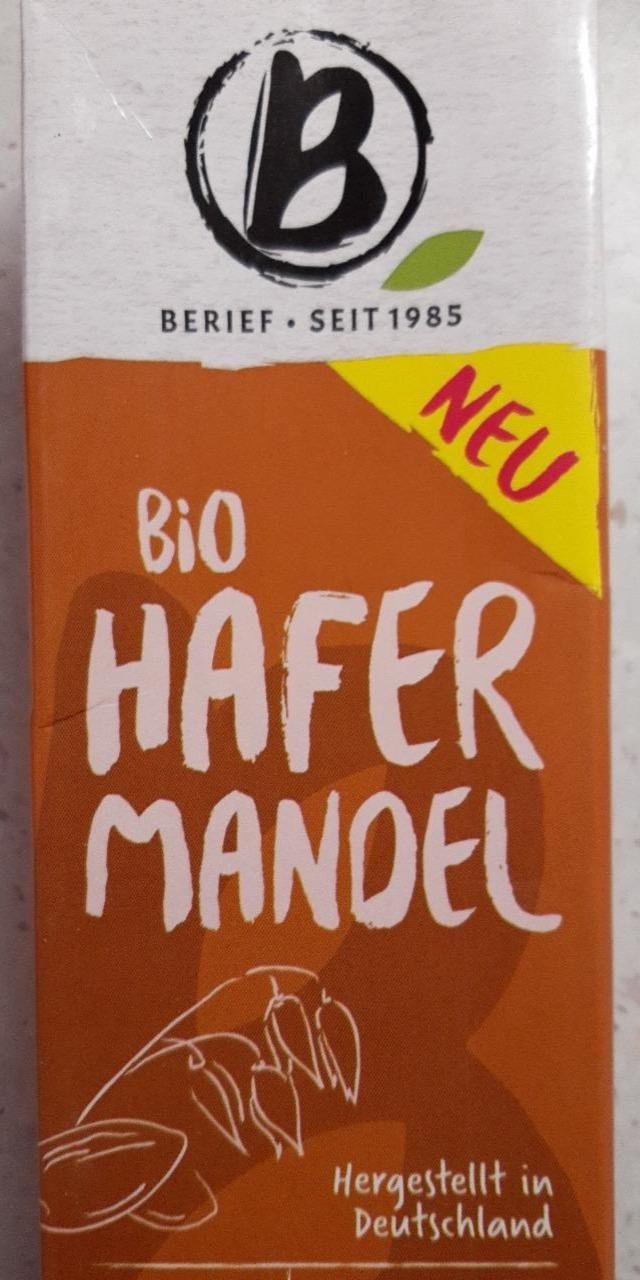 Fotografie - Bio Hafer Mandel Berief