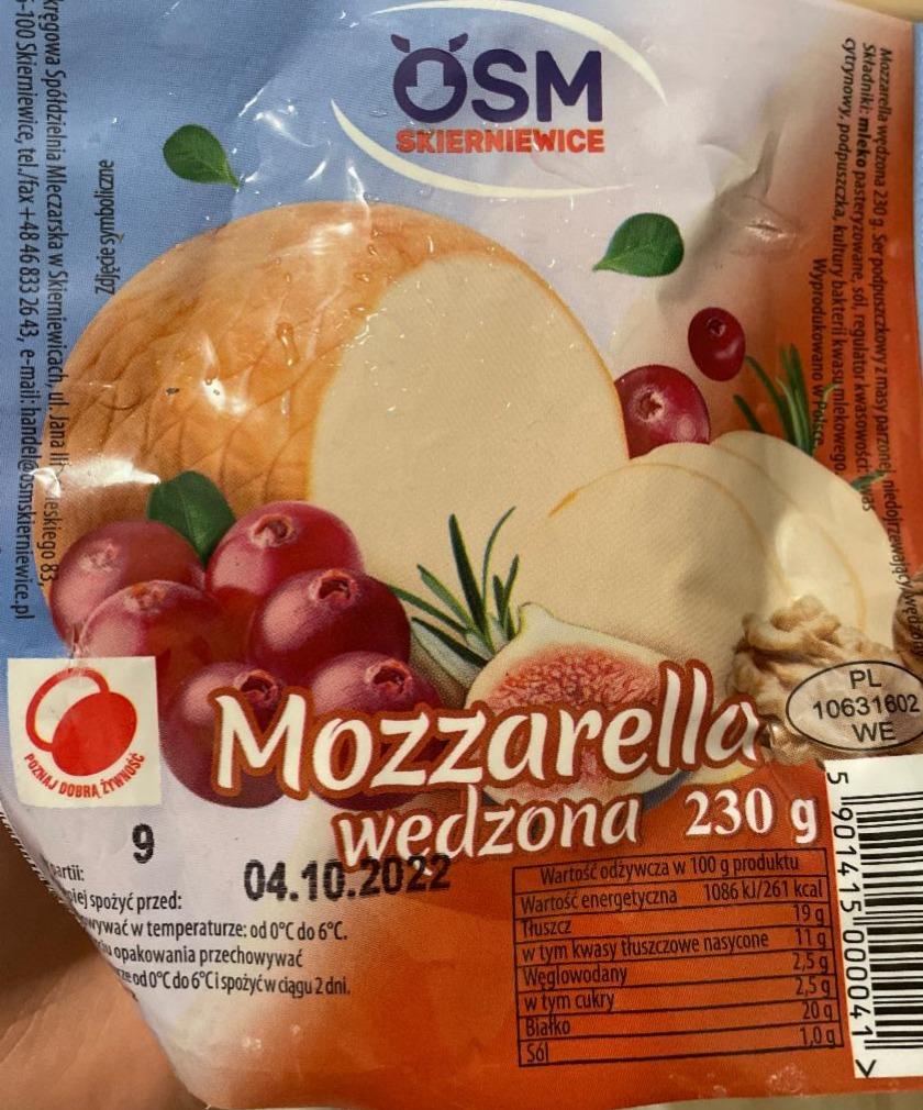 Fotografie - mozzarella wedzona osm