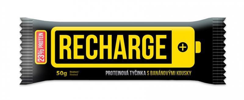 Fotografie - Recharge proteionová tyčinka s banánovými kousky Bonavita