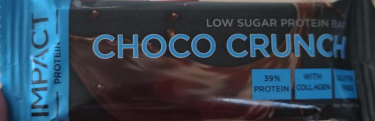 Fotografie - Low sugar protein bar choco crunch Impact Protein