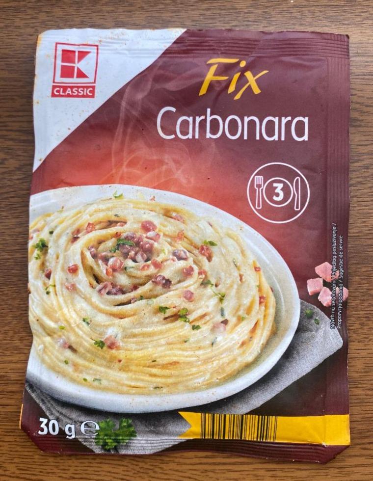 Fotografie - Fix Carbonara K-Classic