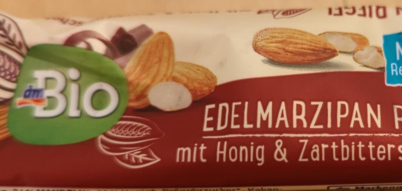 Fotografie - Edelmarzipan Riegel mit Honig & Zartbitter dmBio