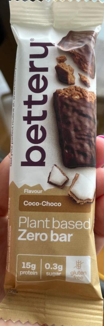 Fotografie - Plant based Zero bar coco-choco Bettery