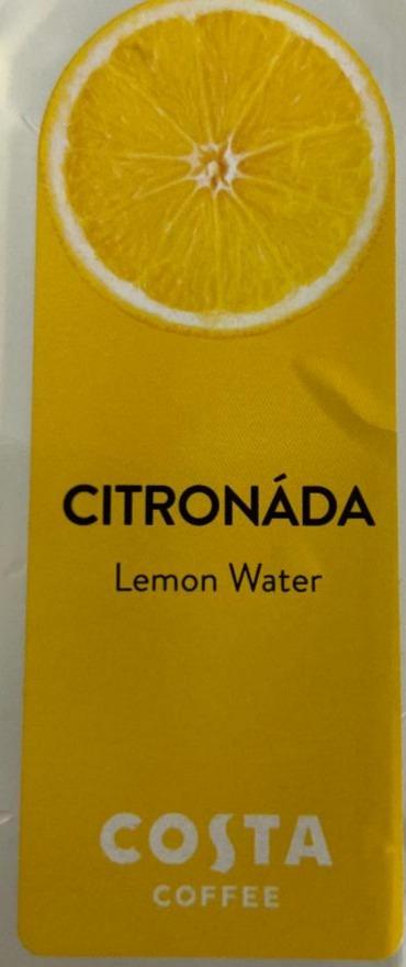 Fotografie - Citronáda lemon water Costa coffee