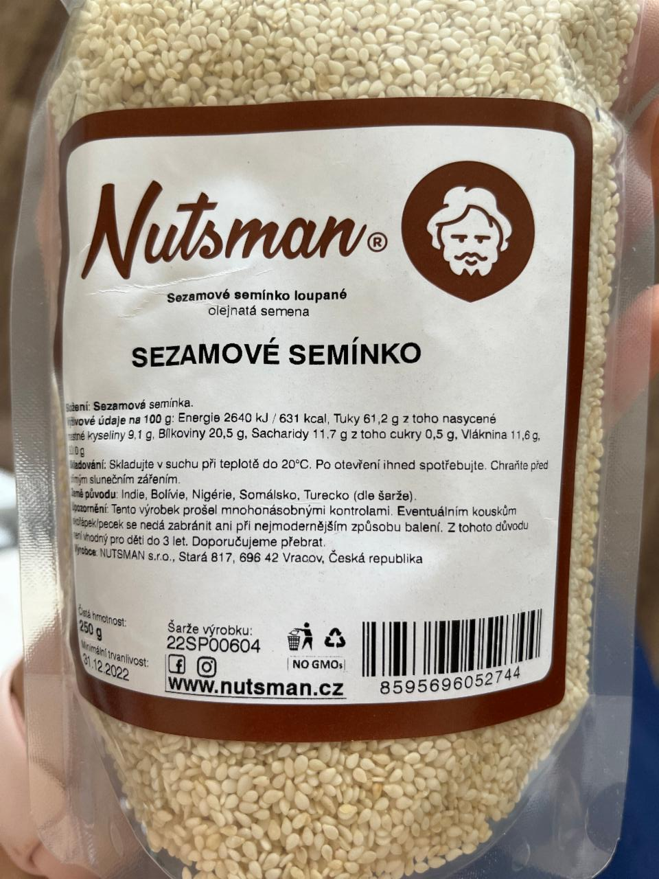 Fotografie - sezamové semínko Nutsman