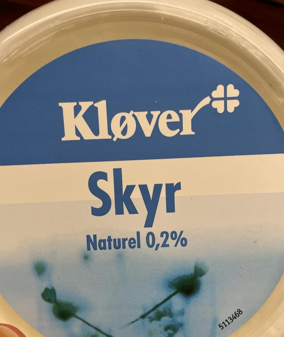 Fotografie - Skyr Naturel 0,2% Kløver