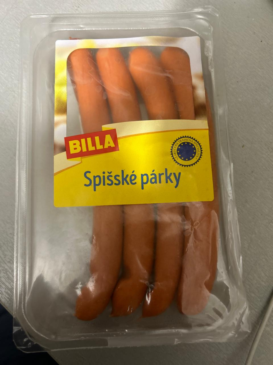 Fotografie - Billa Spišské párky