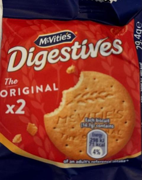 Fotografie - Digestives THE ORIGINAL McVitie´s