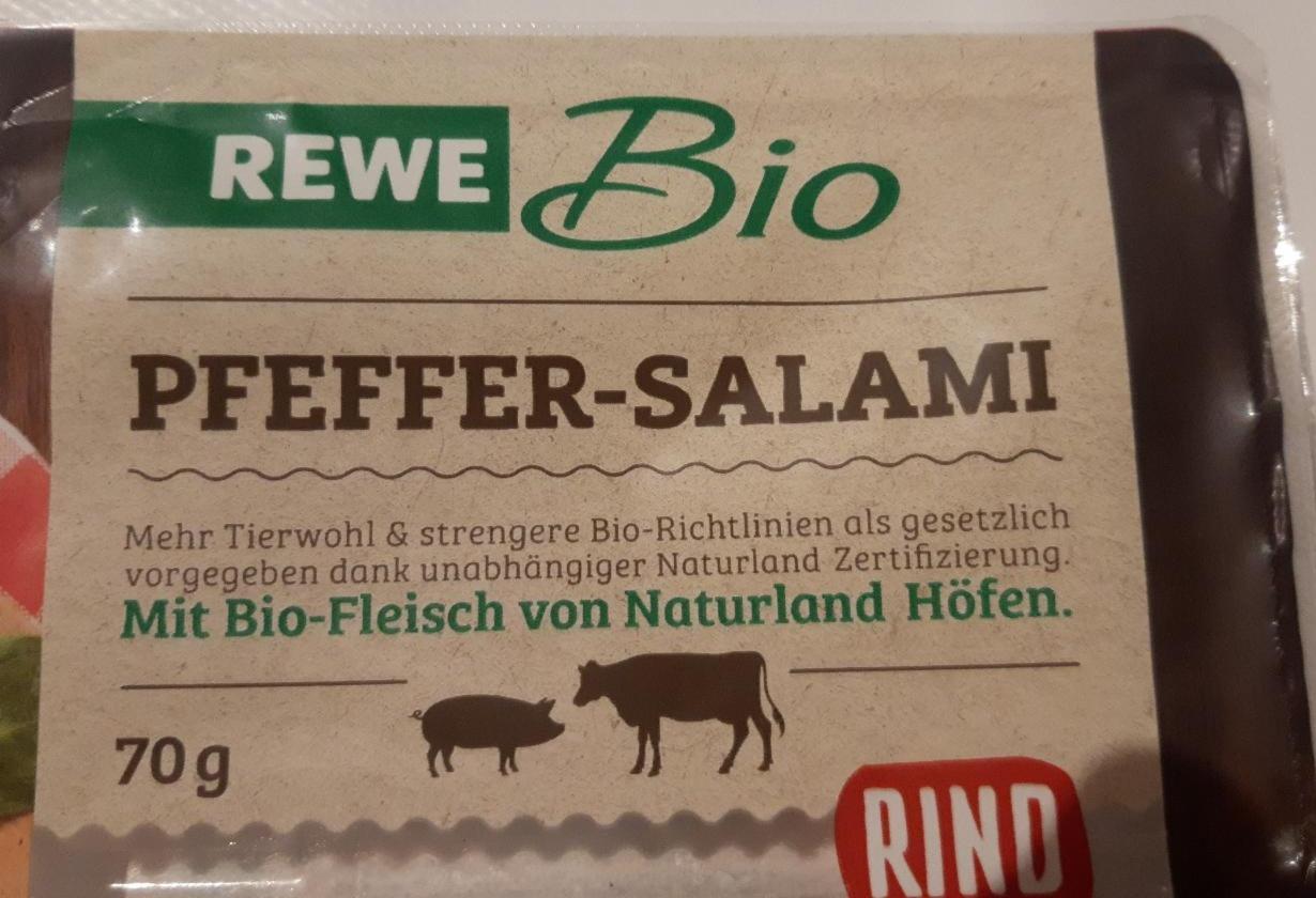 Fotografie - Pfeffer-Salami Rewe Bio