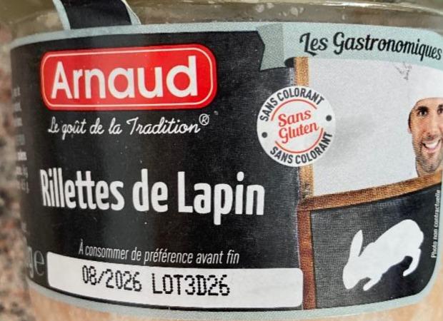 Fotografie - Rillettes de Lapin Arnaud