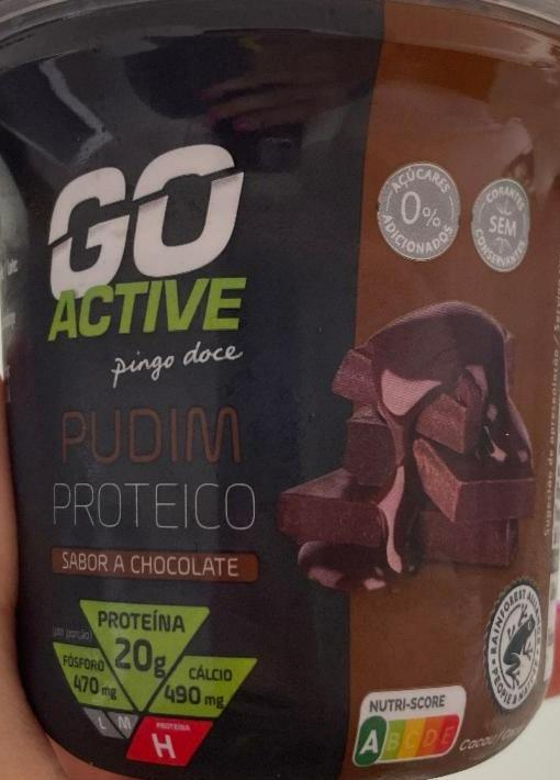 Fotografie - Pudim proteico sabor a chocolate Go Active