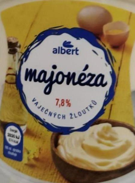 Fotografie - Majonéza 7,8% vaječných žloutků Albert