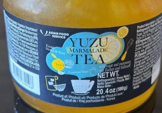 Fotografie - Yuzu Marmalade Tea Asian Food Service