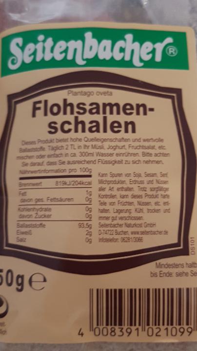 Fotografie - Flohsamenschalen Seitenbacher