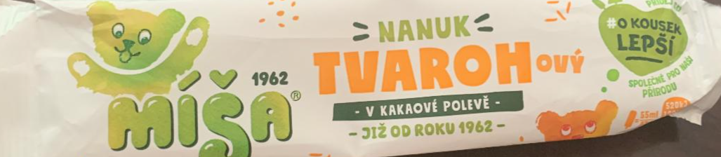 Fotografie - Míša tvarohový nanuk v kakaové polevě